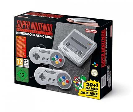 Игровая приставка Super Nintendo Entertainment System Classic Mini + 21 игра