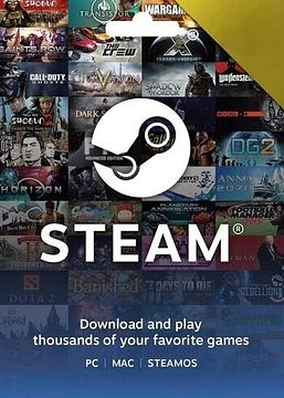 Пополнение кошелька Steam
